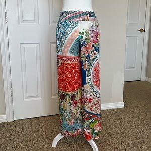 Johnny Was Boho Floral Easy Pant, XS